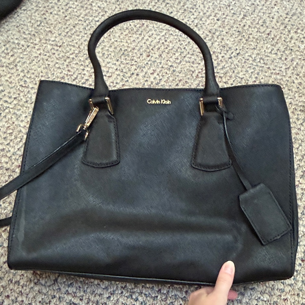 Calvin Klein Black Satchel Bag